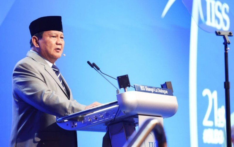 Prabowo Subianto di Shangrila Dialogue 2024