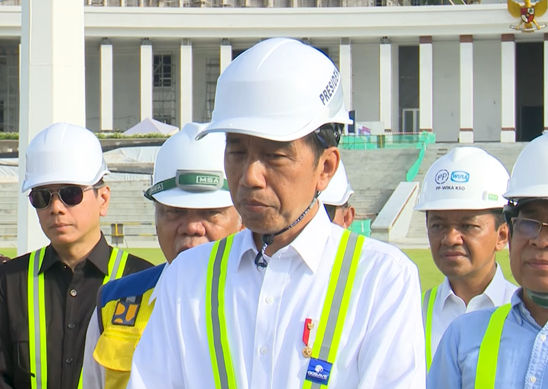 Presiden Jokowi di IKN 5 Juni 2024